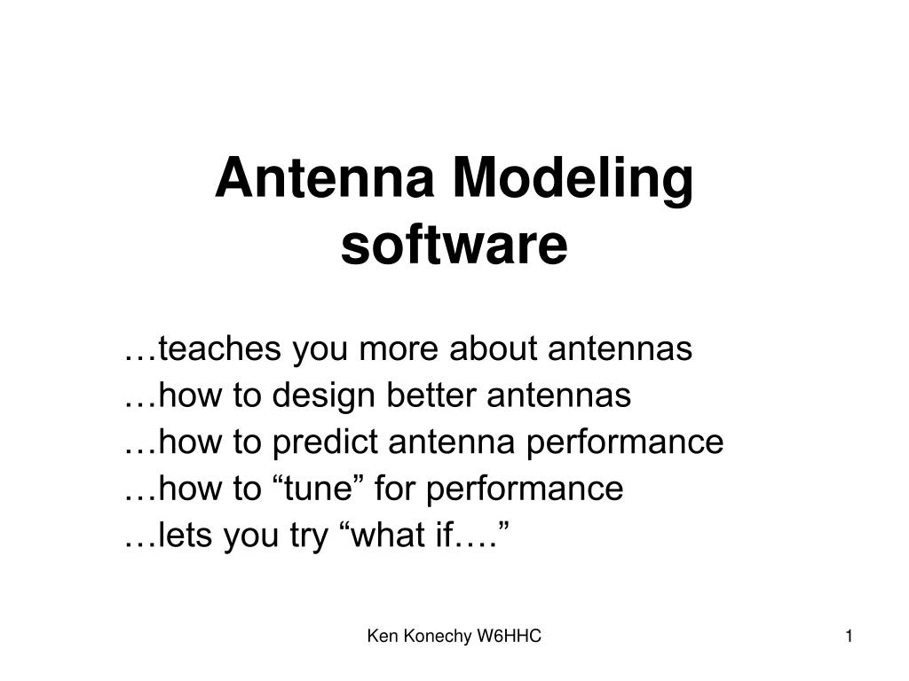 antenna modeling software